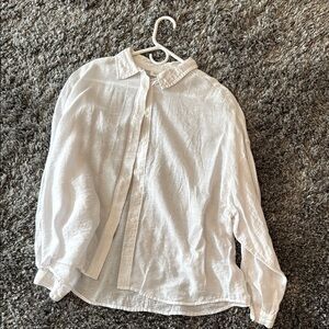 White Button-Up Shirt